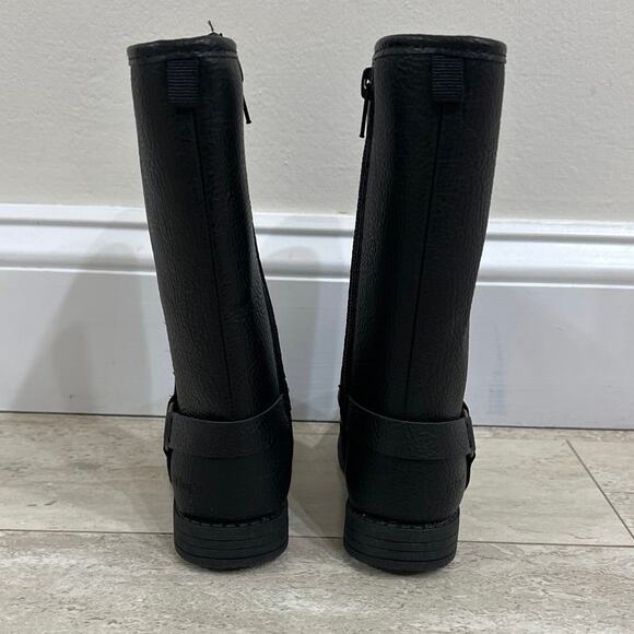 Carter’s Girls Black Boots 10T - Picture 5 of 8